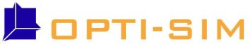 opti sim logo avec grand texte